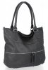 Uniwersalna Torebka Damska Herisson Shopper Bag Szara